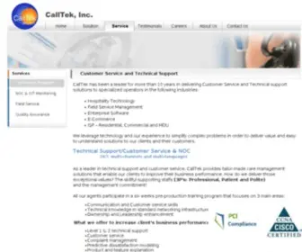 Calltekcenter.com(Hotspot, MDU & Hospitality Expert) Screenshot