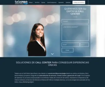 Calltelepro.com(Otro sitio realizado con WordPress) Screenshot