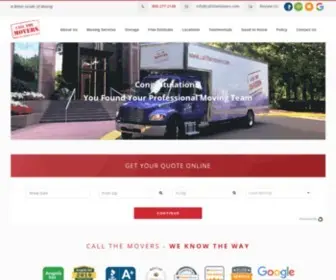 Callthemovers.com(Professional moving services) Screenshot