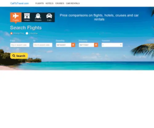 Calltotravel.com(Call To Travel) Screenshot