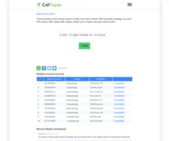 Calltracer.in(Trace mobile number details with name address location) Screenshot