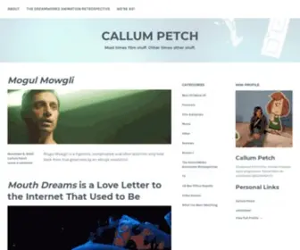 Callumpetch.com(Most times film stuff) Screenshot