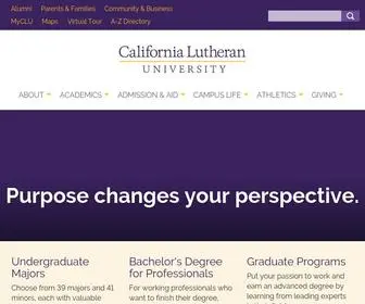 Callutheran.edu(California Lutheran University) Screenshot
