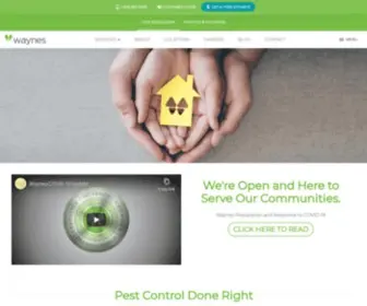 Callwaynes.com(Pest Control and Lawn Care) Screenshot