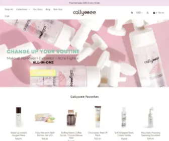 Callyssee.com(Callyssee Cosmetics) Screenshot