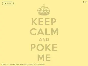 Calm.ovh(Keep calm and poke me) Screenshot