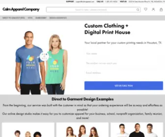 Calmapparel.com(Calm Apparel Company) Screenshot