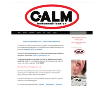 Calmbodymod.com(CALM Bodymodification) Screenshot