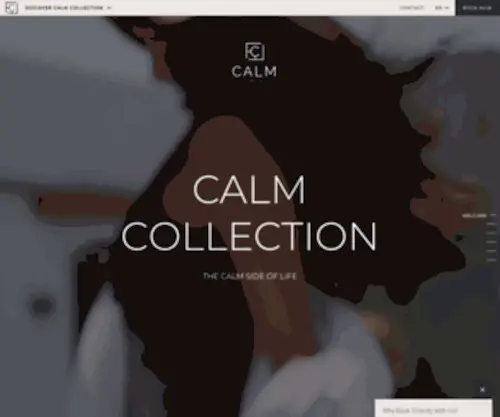 Calmcollection.gr(Calm Collection Villas and Suites in Santorini) Screenshot