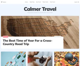 Calmertravel.com(Going places shouldn't be stressful) Screenshot