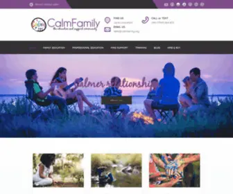 Calmfamily.org(Home » CalmFamily) Screenshot