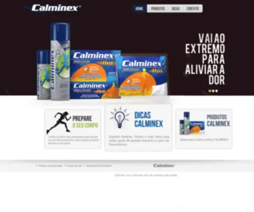 Calminex.com.br(Calminex) Screenshot