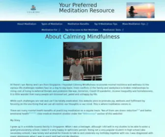 Calmingmindfulness.com(Your Preferred Mental Wellness Centre) Screenshot
