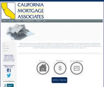 Calmort.com(California Mortgage Associates) Screenshot