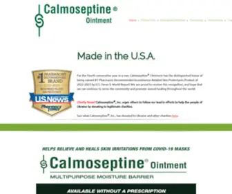 Calmoseptineointment.com(Calmoseptine®) Screenshot