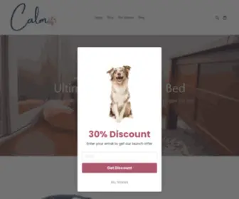 Calmpets.com.au(Calm Pet Beds provide calming beds for dogs and cats. Each bed) Screenshot