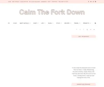 Calmtheforkdown.com(Calmtheforkdown) Screenshot