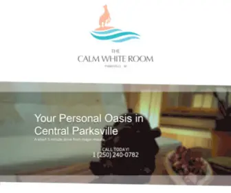 Calmwhiteroom.com(The Calm White Room) Screenshot