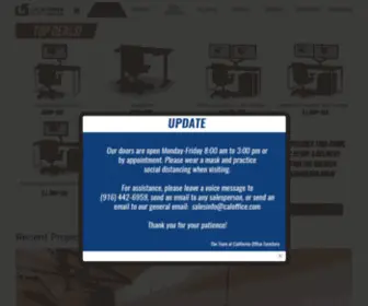 Caloffice.com(California Office Furniture) Screenshot