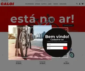 Caloi.com.br(Fabricamos Ciclistas) Screenshot