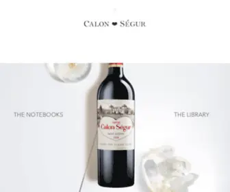 Calon-Segur.fr(Château Calon Ségur) Screenshot