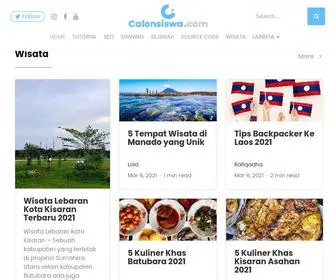 Calonsiswa.com(Calonsiswa) Screenshot