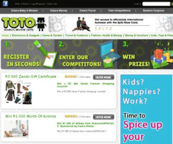 Calorashopping.co.za(Free Competitions) Screenshot