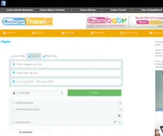 Caloratravel.co.za(Caloratravel) Screenshot