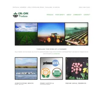 Caloreproduce.com(Cal-Ore Produce) Screenshot