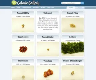Caloriegallery.com(Caloriegallery) Screenshot