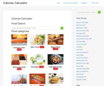 Caloriescalculator.org(Calories Calculator) Screenshot