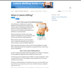 Calorieshiftingguide.com(Everything Calorie Shifting) Screenshot