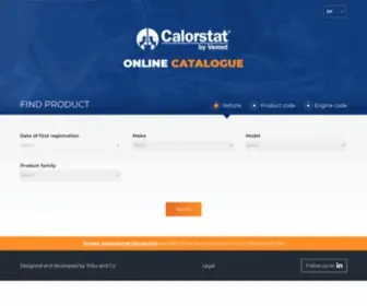 Calorstatbyvernet.com(Calorstat by Vernet) Screenshot