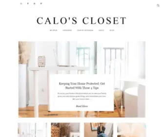 Caloscloset.com(Fashion & Beauty Blog) Screenshot