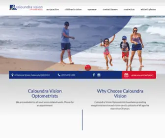 Caloundravisionoptometrists.com.au(Caloundra Vision Optometrists) Screenshot