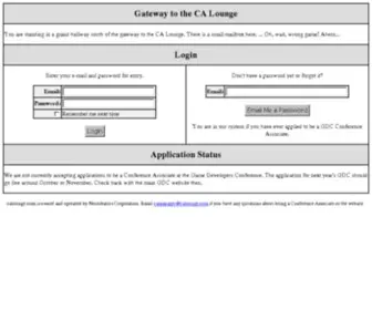 Calounge.com(Gateway to the CA Lounge) Screenshot