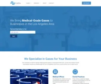 Caloxinc.com(Medical Oxygen) Screenshot