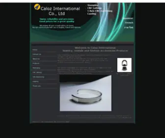 Calozinternational.com(We produce medals and small metal parts. Techniques) Screenshot