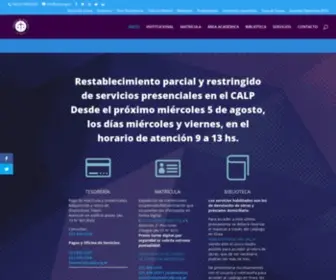 Calp.org.ar(Colegio de Abogados de La Plata) Screenshot