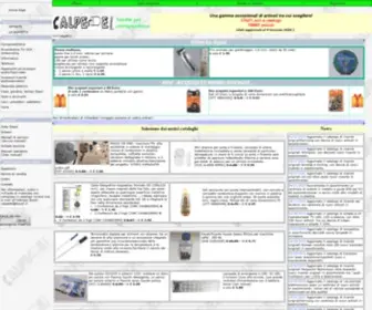 Calpedel.it(Home Page Of CALPEDEL vendite per corrispondenza) Screenshot