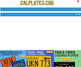 Calplates.com(California License Plates) Screenshot