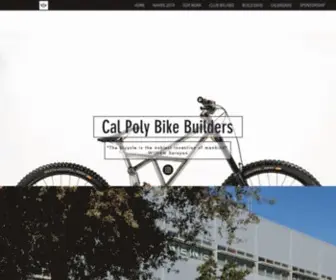 Calpolybikebuilders.com(Cal Poly Bike Builders) Screenshot