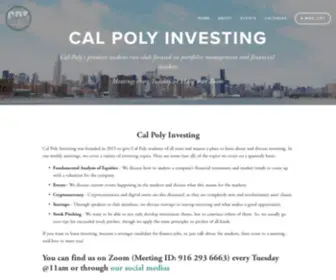 Calpolyinvesting.club(Cal Poly Investing) Screenshot