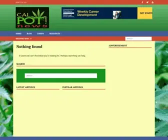 Calpotnews.com(Cannabis news and opinion) Screenshot