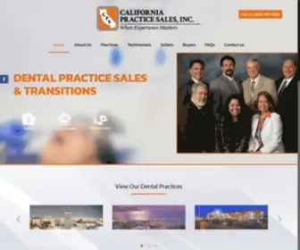 Calpracticesales.com(Buy and Sell Dental Practices) Screenshot