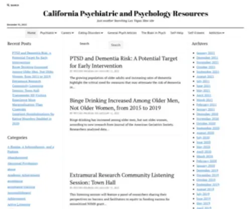 Calpsych.com(Just another Searching Las Vegas Sites site) Screenshot