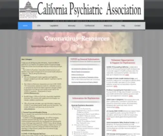 Calpsych.org(California Psychiatric Association) Screenshot