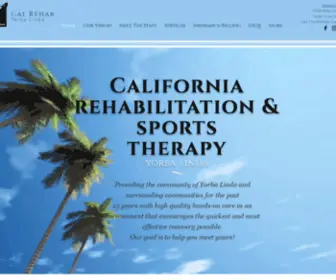 Calrehabyl.com(Physical & Sports Therapy) Screenshot