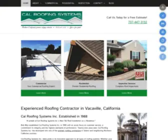 Calroofingsystems.com(Cal Roofing Systems Inc) Screenshot