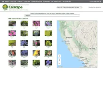 Calscape.org(Restore Nature One Garden at a Time) Screenshot